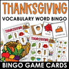 Thanksgiving Picture Bingo Game | ESL Vocabulary Based Activity - Hot Chocolate Teachables