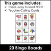 Valentine's Day EASY BINGO GAME for Preschool and Kindergarten - Hot Chocolate Teachables