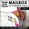 Valentine's Day Mailbox - Printable Valentine's Craft - Activity Template - Hot Chocolate Teachables