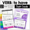 VERB: TO HAVE - Present Simple Subject Verb Agreement Task Cards - HAS - HAVE - Hot Chocolate Teachables