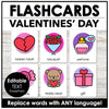 Vocabulary Flash card BUNDLE - Seasons and Holidays Editable Flashcards for ESL - Hot Chocolate Teachables