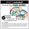 WH Question Card Game - What, When, Where & Why - Hot Chocolate Teachables