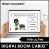 What & Where Question Boom Cards™ Digital + Printable Task Cards - Hot Chocolate Teachables