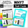 WHY Questions - WH Question Comprehension Task Cards - Hot Chocolate Teachables