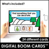 Winter and Christmas Vocabulary Boom Cards - Hot Chocolate Teachables