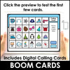 WINTER VOCABULARY Digital BINGO Game - Boom Cards™ - Hot Chocolate Teachables