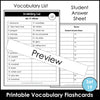 Winter Vocabulary Flashcards : ESL task cards - Flash Cards - Hot Chocolate Teachables