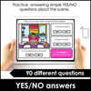 YES NO Question Comprehension Boom Cards - Hot Chocolate Teachables