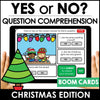 Yes or No Answers | Christmas Vocabulary and Question Comprehension - Hot Chocolate Teachables